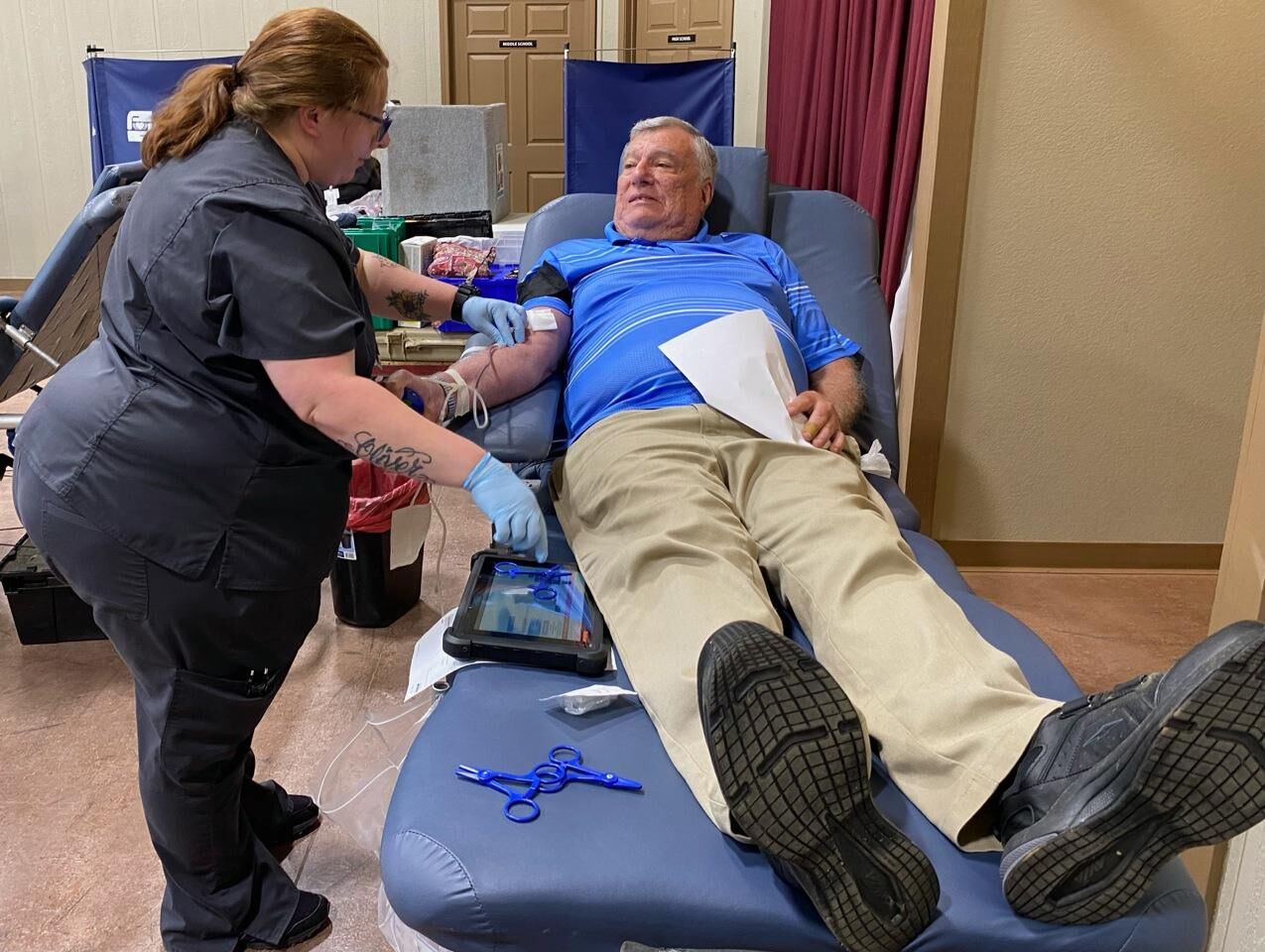 'Go Big Red Blood Drive'